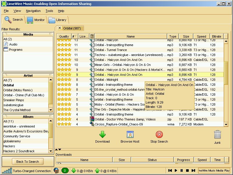 limewire free music download install